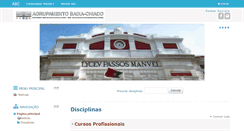 Desktop Screenshot of moodle.abc.edu.pt