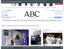 Tablet Screenshot of abc.es