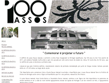 Tablet Screenshot of 100passos.abc.edu.pt