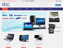 Tablet Screenshot of abc.com.kh